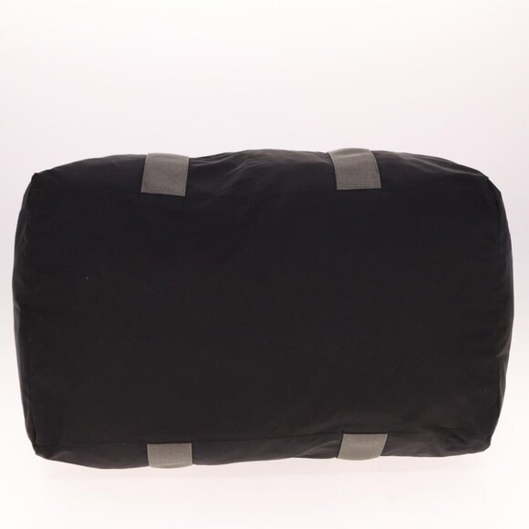 PRADA Boston Bag Nylon Black Gray Auth 76178 - Picture 6 of 16